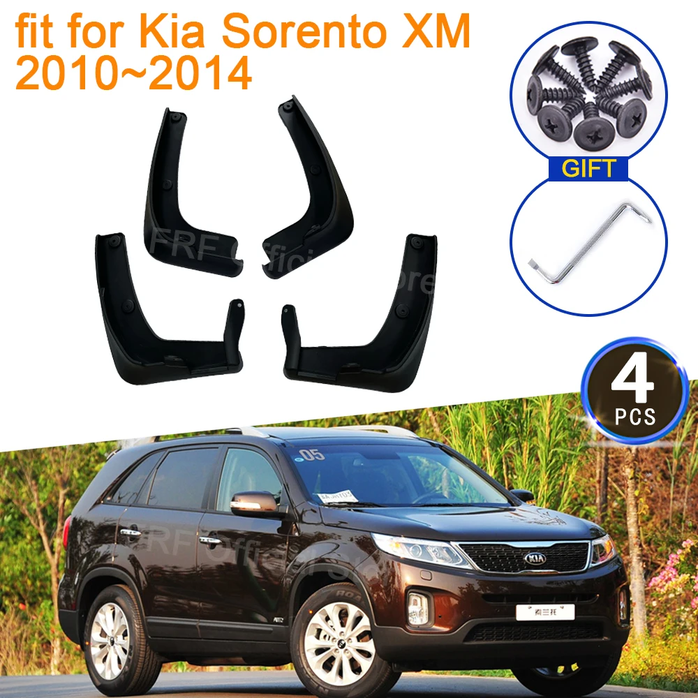 Car Mud Flaps for Kia Sorento LX XM 2011 2010~2014 2012 Mudflaps Splash Guards Mud Flap Mudguards Fender Front Rear Accessories