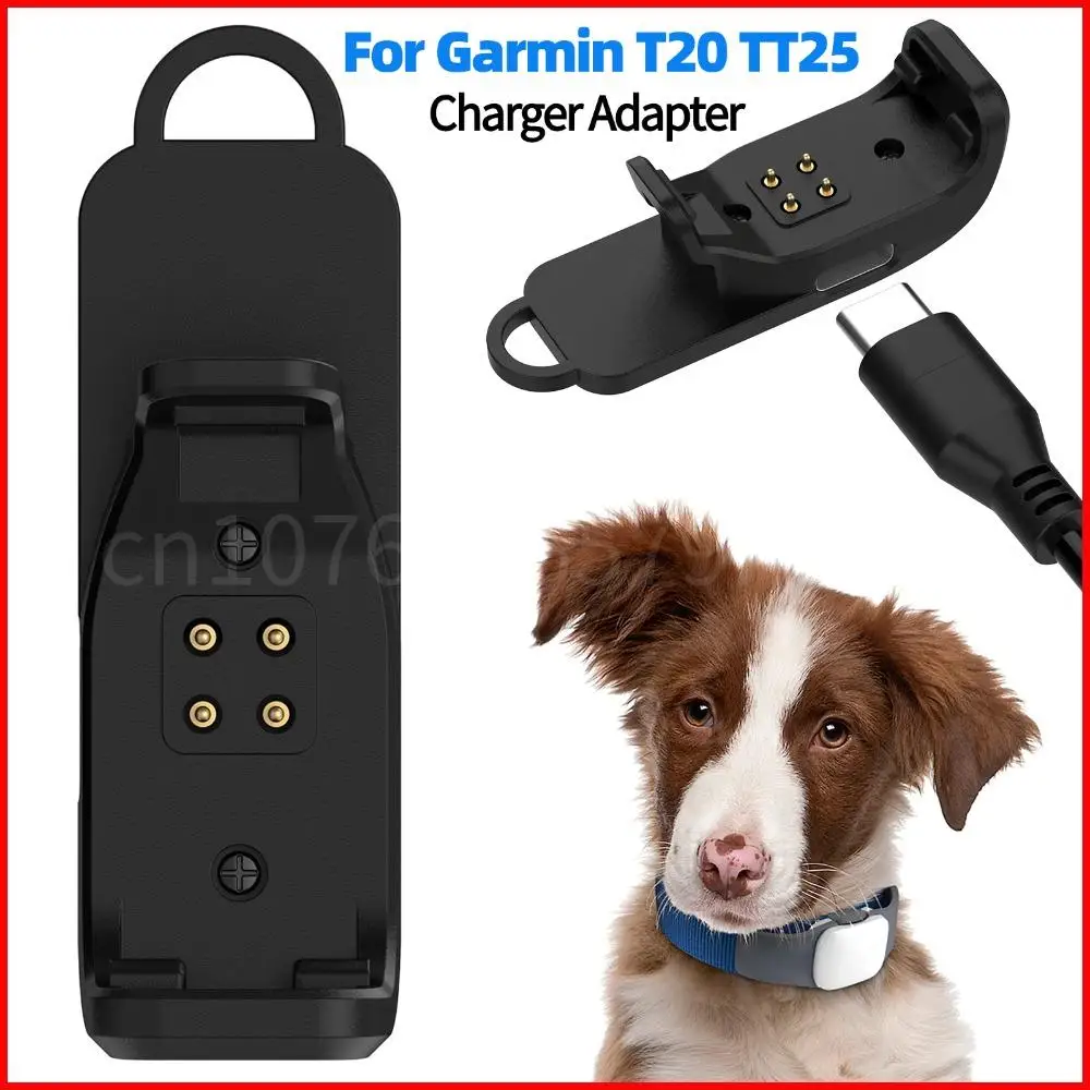 

Совместим с Garmin T20 TT25, адаптер для зарядного устройства для тренировочного ошейника для собак, сменный пластиковый адаптер для зарядного кабеля для собак