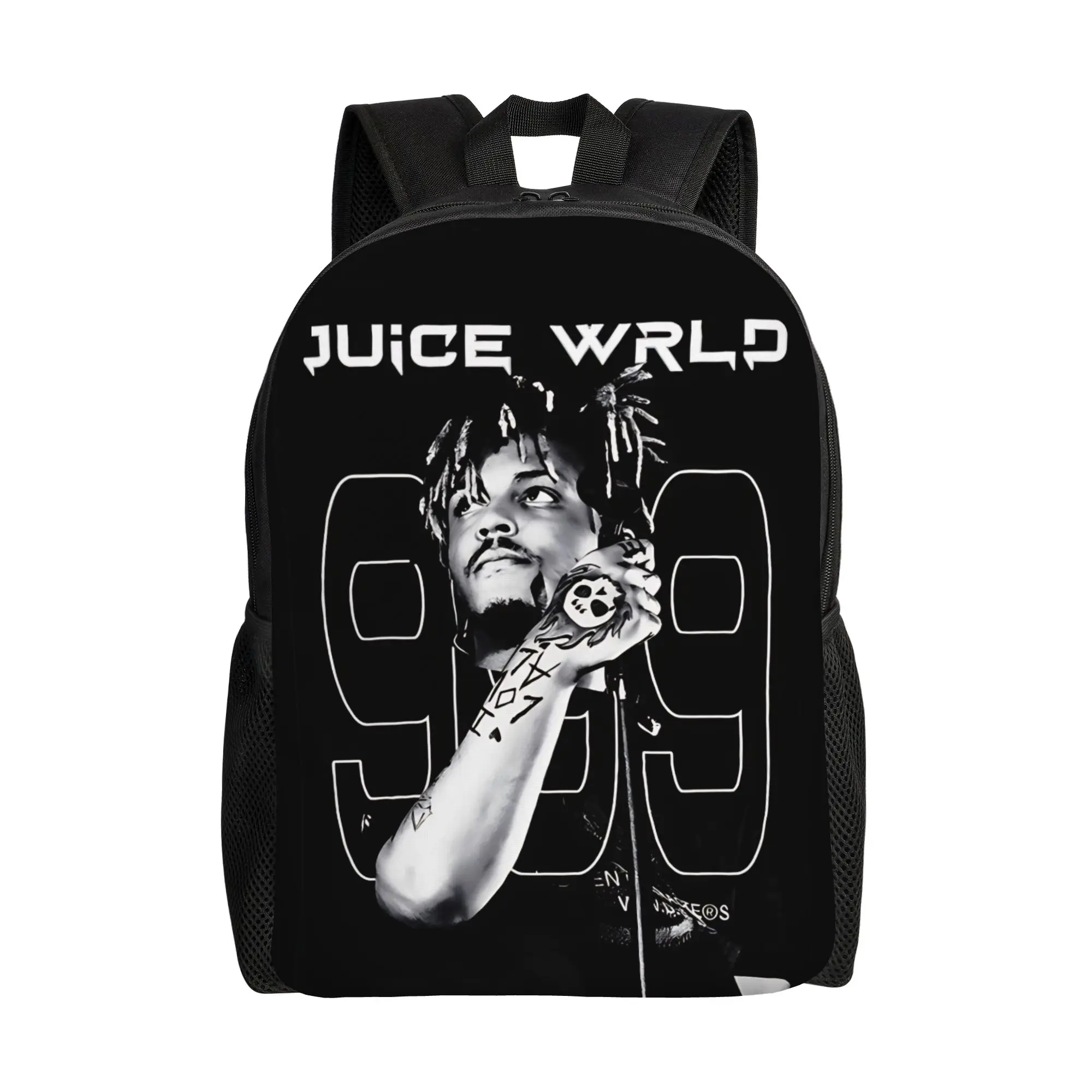 

Стильный рюкзак Juice Wrld Art для активного отдыха, походов, путешествий, повседневный рюкзак для мужчин и женщин, студенческая сумка через плечо