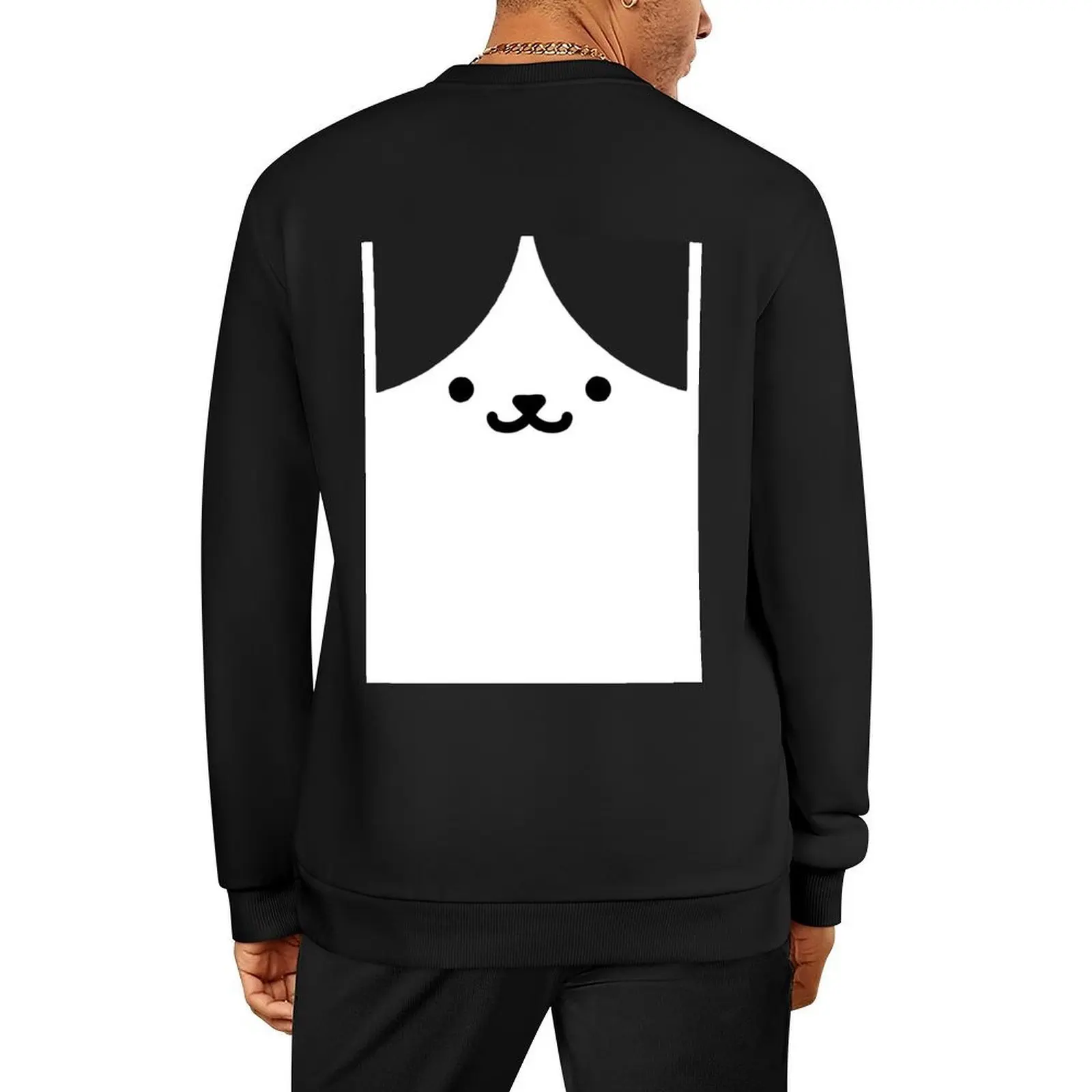 

Neko Atsume - Chip Graphic Pullover clothes for men mens clothes autumn jacket men korean style clothes winter man sweatshirt