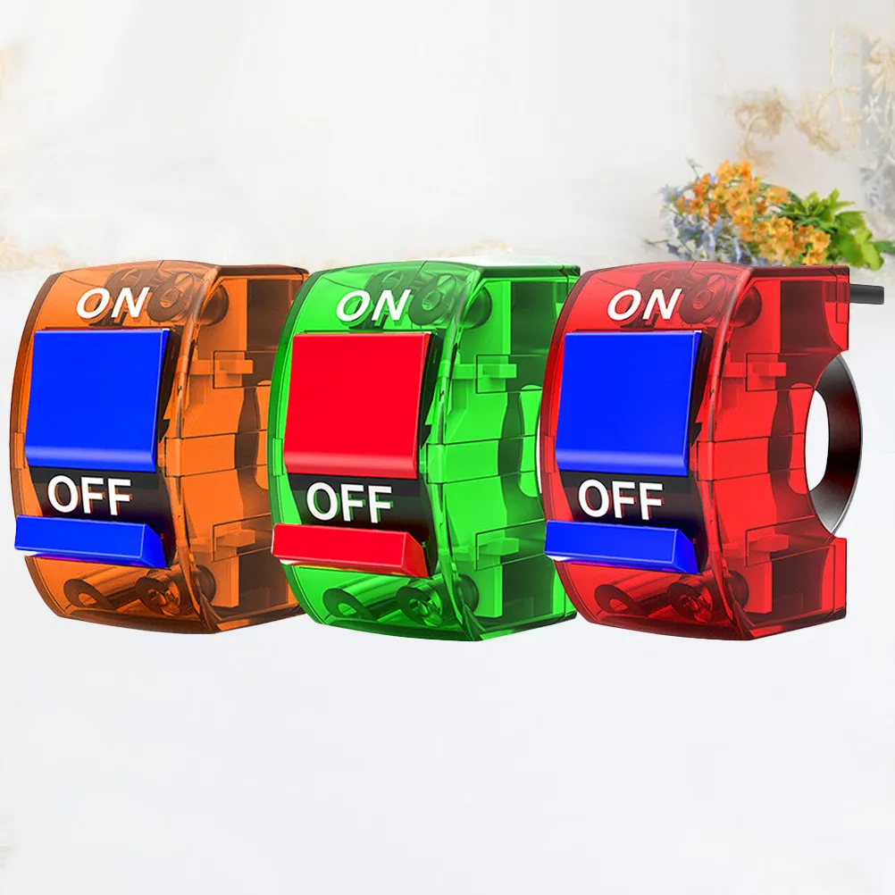 3Pcs Motorcycle Headlight Outage Switch ABS Motorbike Handlebar Metal Fixed Support Turn Signal Horn Button Replacement