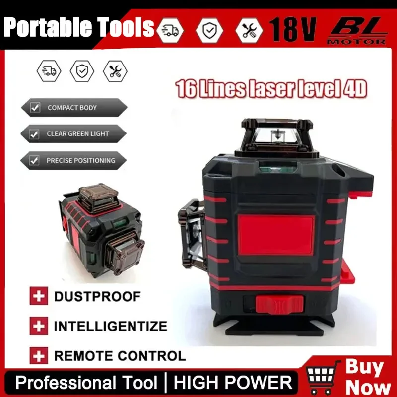 

Для аккумулятора Milwaukee 18В: Вертикальный и горизонтальный лазерный уровень 360° с зеленым лучом, инструмент для разметки.