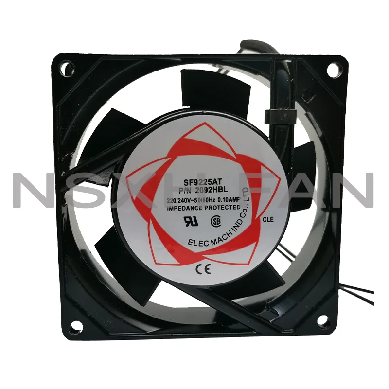 

New 9225 ball 9cm Fan SF9225AT2092HBL Cooling Fan 220V Axial Flow 92*92*25mm