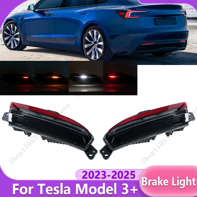 

Светодиодный стоп-сигнал заднего бампера, габаритный огонь и фонарь заднего хода для Tesla Model 3+ 2023-2025 171251300D 171251400D