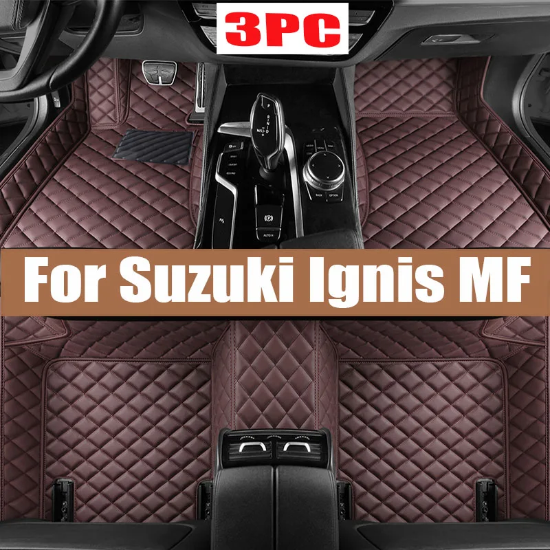 

Car Mats For Suzuki Ignis MF 2020 2021 2022 2023 Auto Leather Floor Mat Durable Rugs Carpets Pads Car Accessories Interior Parts