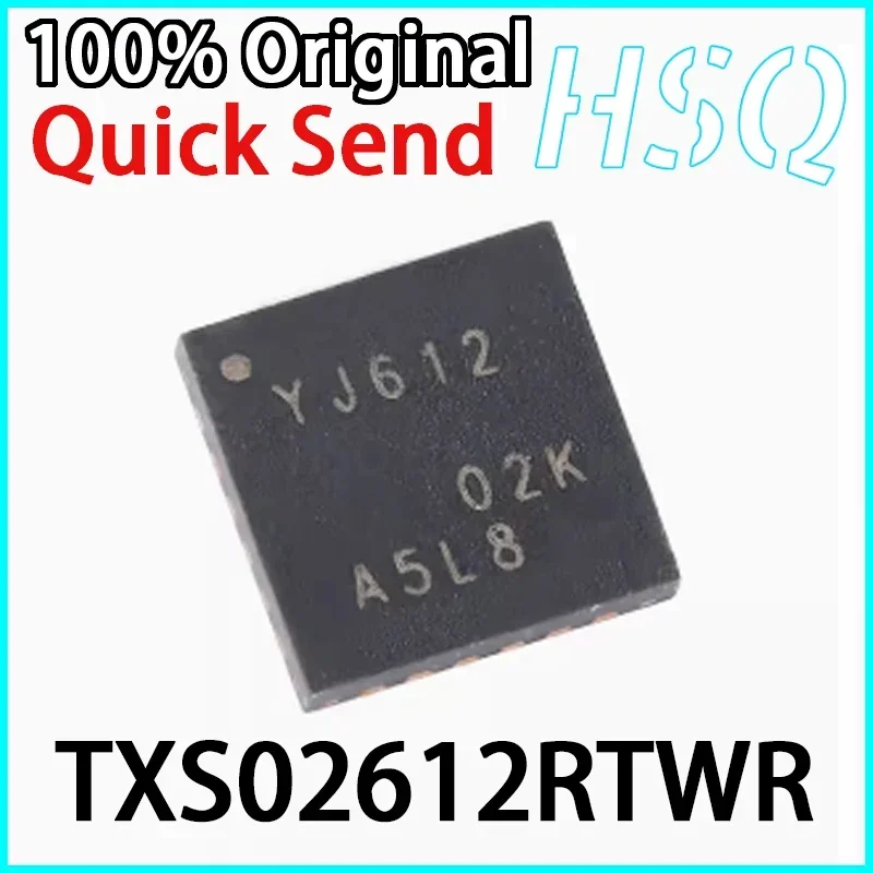 2PCS Original TXS02612RTWR Screen Printed YJ612 WQFN24 Port Expander IC Chip in Stock