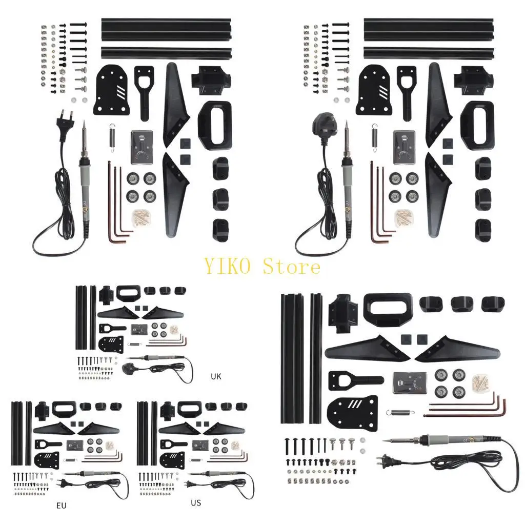 K32C Press Heat Set Insert Press Tool Soldering Iron Tip Thread Insert Nut Embedded For 3D Printing Accessory