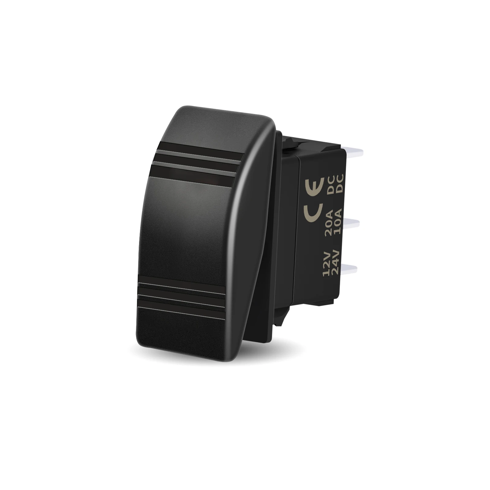 SPST SPDT DPDT Wippschalter 2-Pin Ein-Aus, 3-Pin Ein-Aus-Ein, 6-Pin Ein-Aus-Ein Kippschalter, Verriegelnd oder Momentan, 12V ohne Beleuchtung