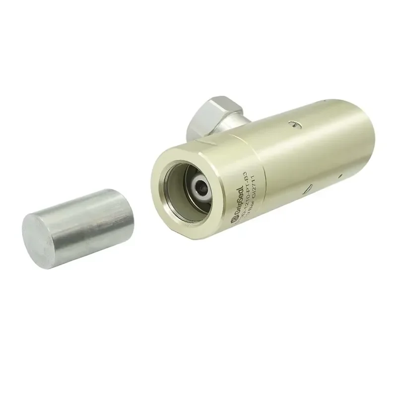 GripSeal G10 Pneumatic Polished OEM Quick Connector Compact Automated Tube Testing 35Ba