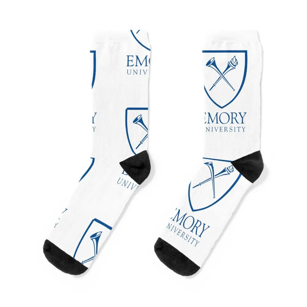 

Emory University Socks funny gift colored Rugby kawaii Socks Male Women's