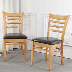 Backchair, leisure dining chair, fashionable solid wood home restaurant, soft table and chair, Chinese style export, modern and