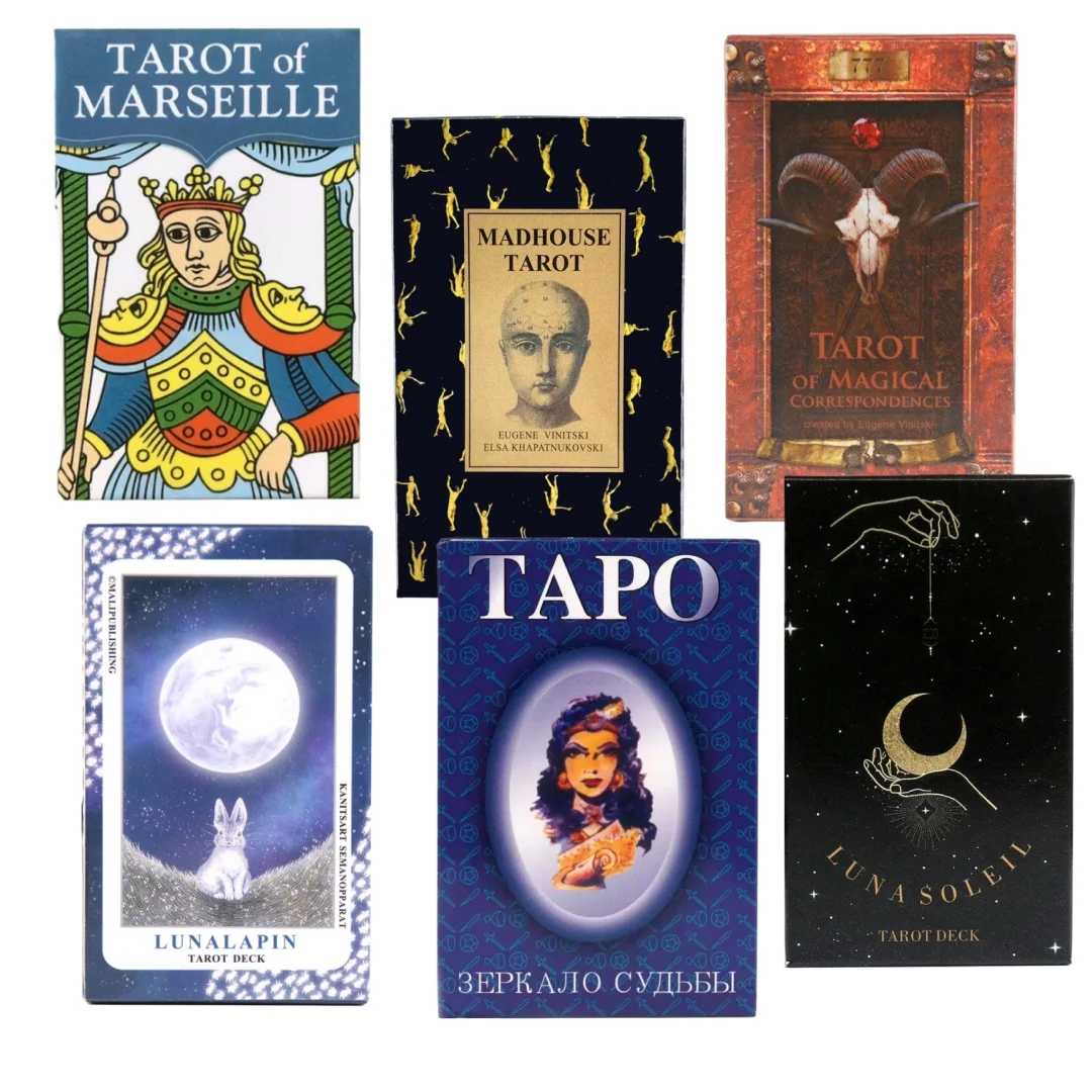 Spirituelles Orakel-Kartenspiel-Set, Mysteriöse Vorhersagekarten Perfekt für Anfänger, Partys und Feiertagsgeschenke