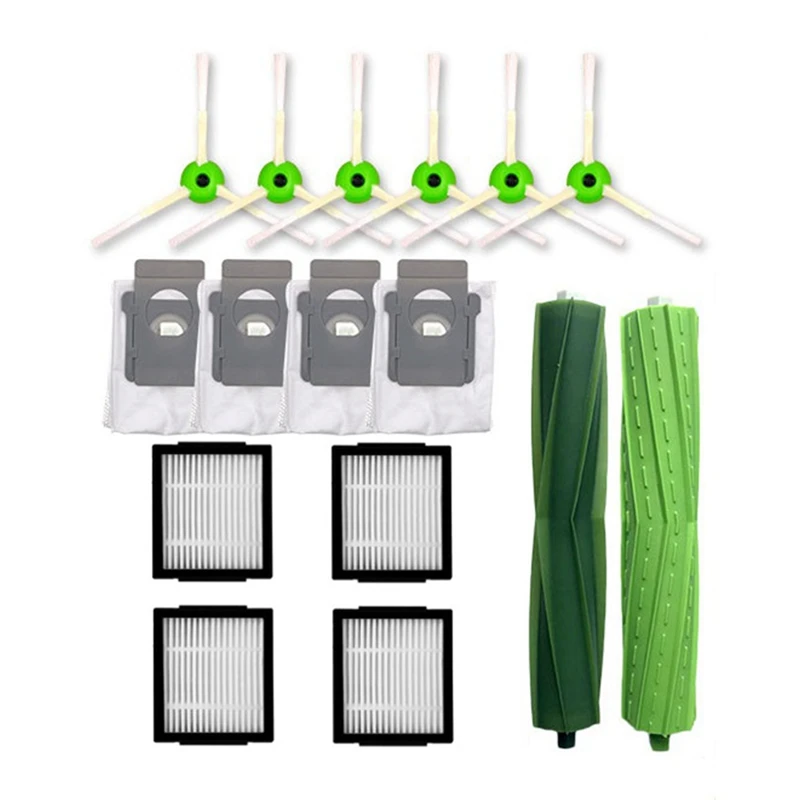 Spazzola a rullo filtro Hepa sacchetto della polvere parti dell'aspirapolvere plastica per Irobot Roombo Combo J7 +