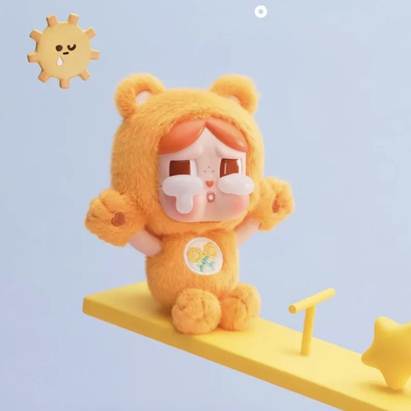 POP MART CRYBABY Care Bears Series Vinyl Plush Pendant Blind Box Mystery Box Kawaii Ornaments Figurines Home Decor Desktop