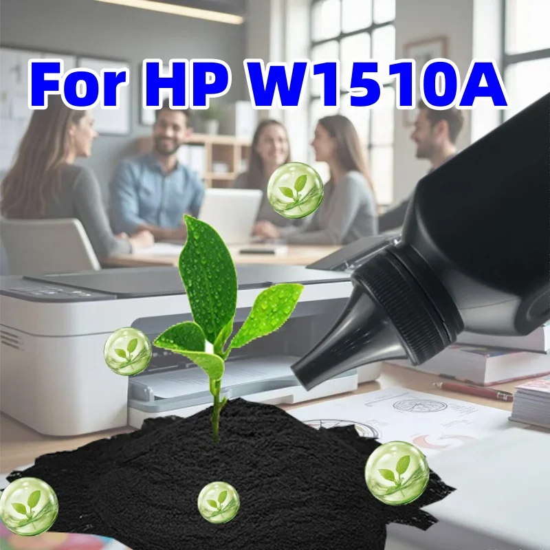 

Refill Black Toner Powder Compatible W1510A 151A Toner For HP LaserJet Pro 4003dw 4003dn MFP 4103fdw 4103fdnPrinter 100g/bottles