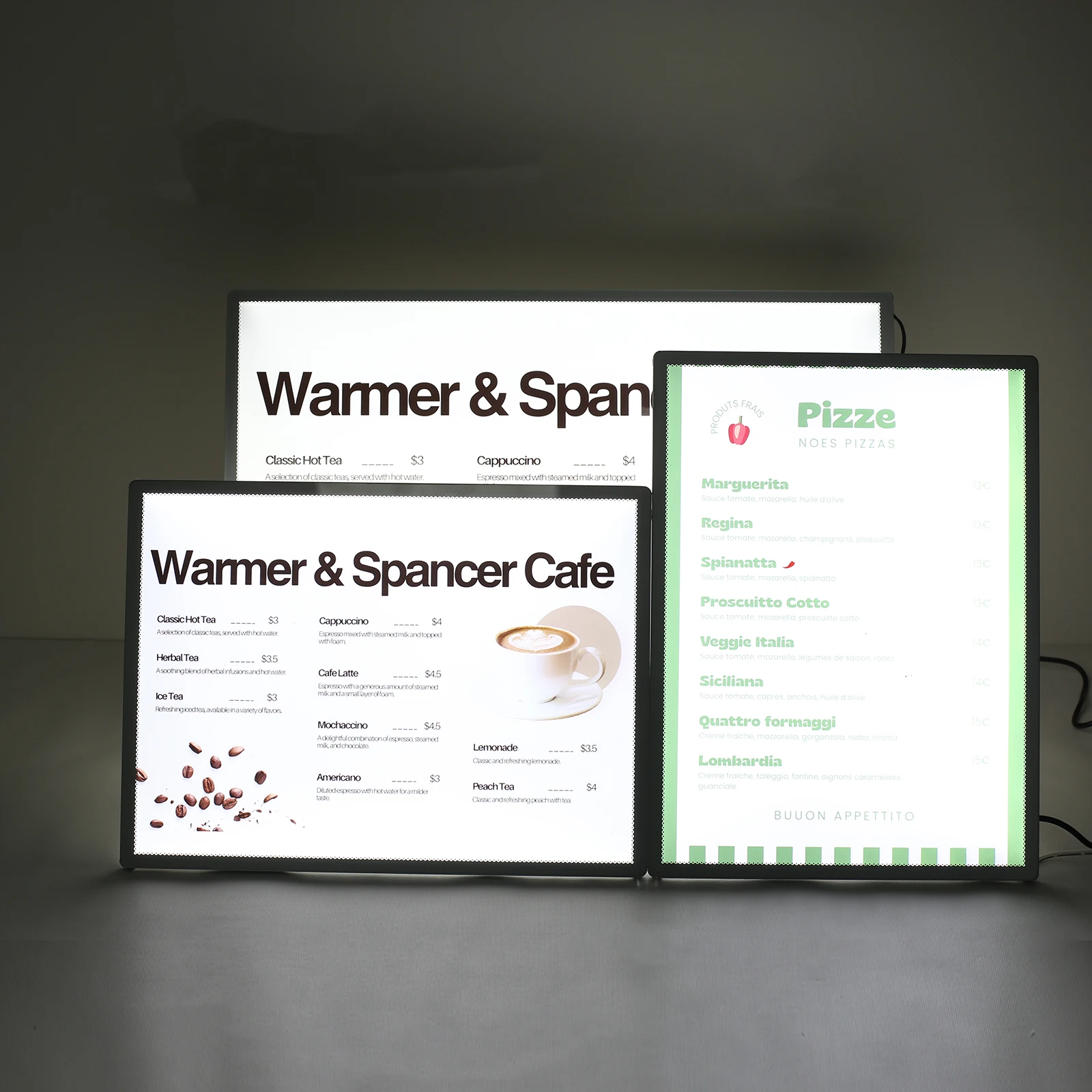 A4 LED Menu Ultra-thin Luminous Advertising Light Box Busniess Lightbox Light Sign
