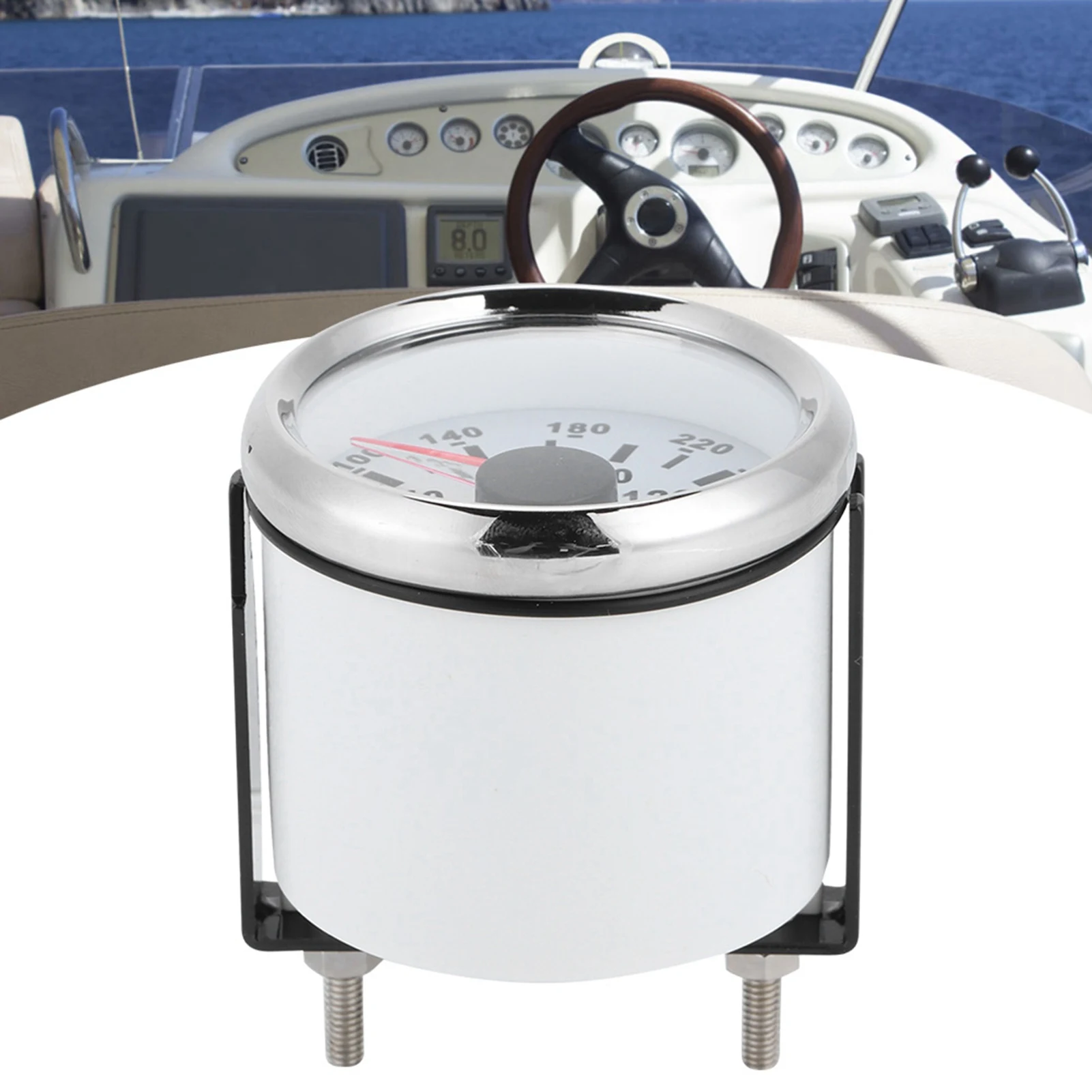 52mm/2in Marine Engine Water Temperature Gauge 40‑120 ℃ Temp Meter for Boat RV