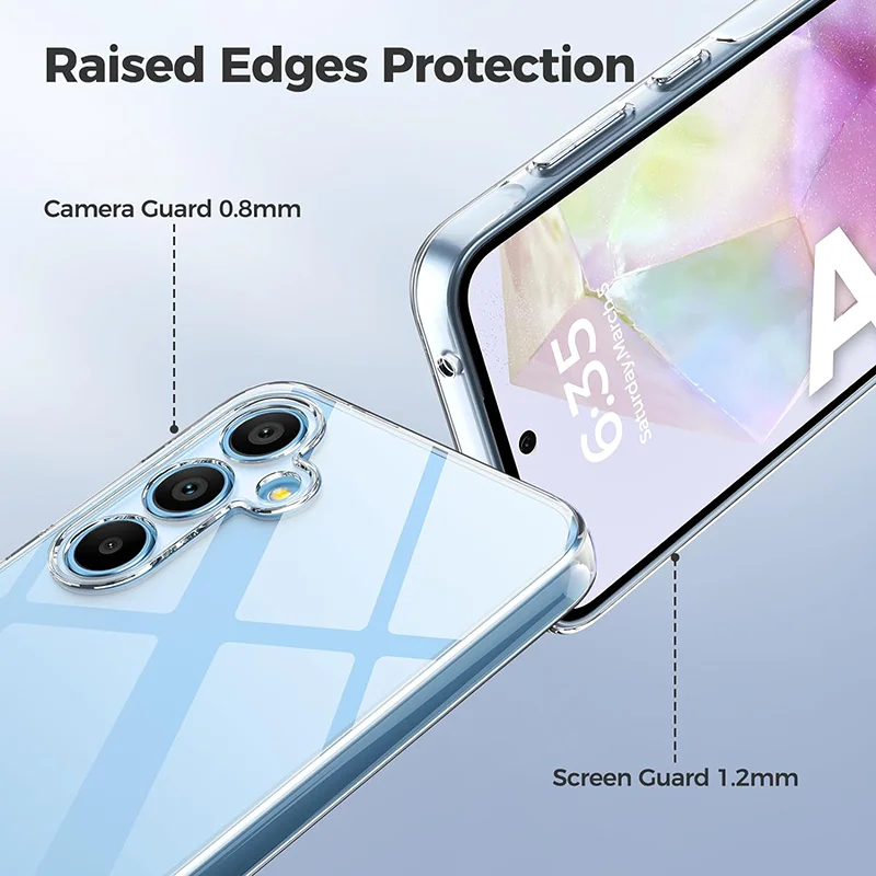 Ultra cienkie, luksusowe, matowe, silikonowe etui dla Samsung Galaxy A55 A35 A25 A15 A05 A05S 5G Black Slim Frosted Back Cover ﻿ — zdjęcie 3
