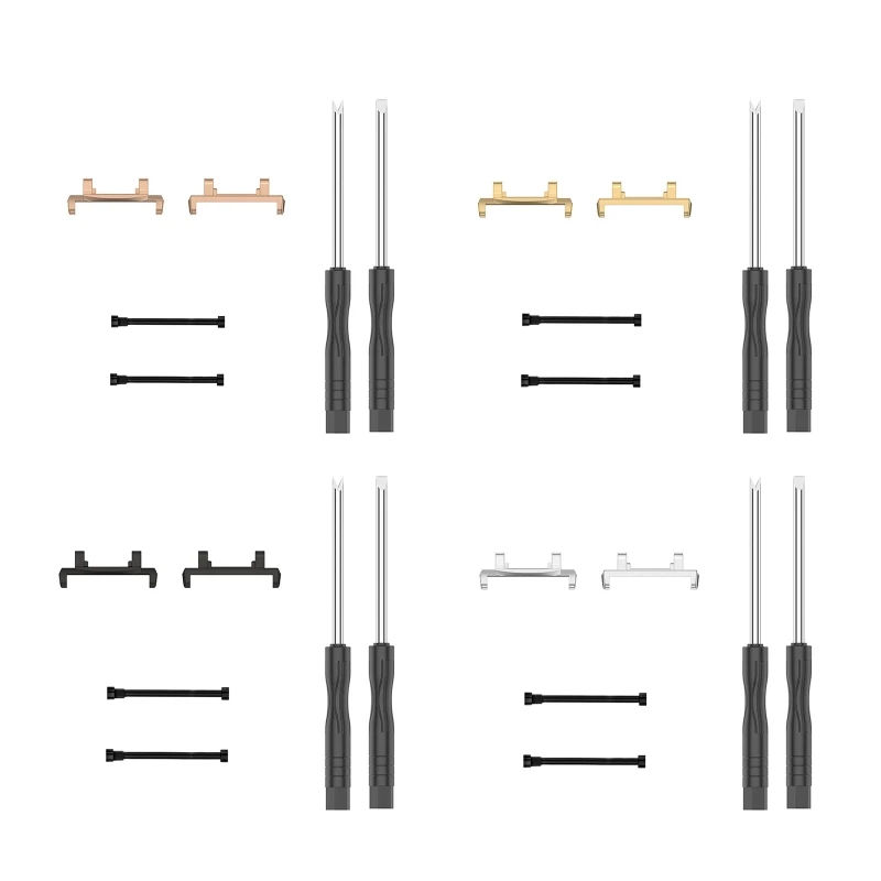 สายนาฬิกาเปลี่ยนอะแดปเตอร์เชื่อมต่อสำหรับ AmazfitTRex 2 สร้อยข้อมือ Smartwatch Connector Rod ชุดเครื่องมือ