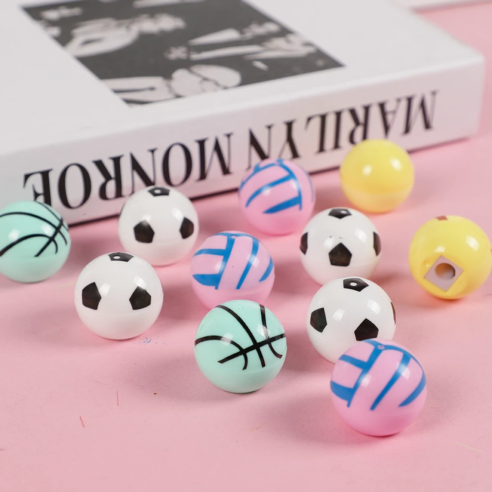 15Pcs Mini Sports Football Pencil Sharpener Stationery for Kids Back To School Gift Baby Shower Birthday Party Favors Goodie Bag