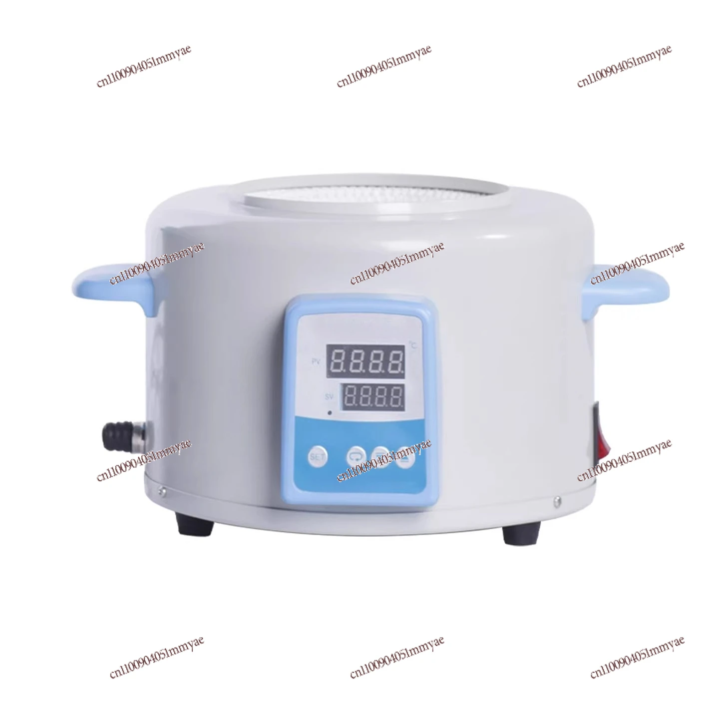 The electric heating jacket laboratory round bottom flask heater has a constant temperature display