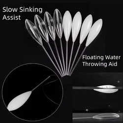 5pcs 10-50g Sinkend/ Float Type Acrylic Fishing Float Transparent Casting Bobbers Clear Bombarda Sinking Fly Fishing  Floats