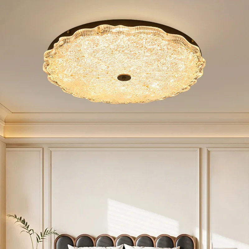 Nanyang Retro Style LED Ceiling Lamp, Homestay Decor Ceiling Light for Master Bedroom LivingRoom Study Balcony Corridor Wardrobe