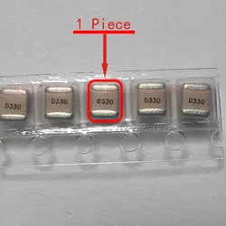 Condensatori a microonde 33pF 500V RF ceramica 1111 dimensioni alto Q basso ESR ESL rumore a330J D330 porcellana P90 condensatori multistrato