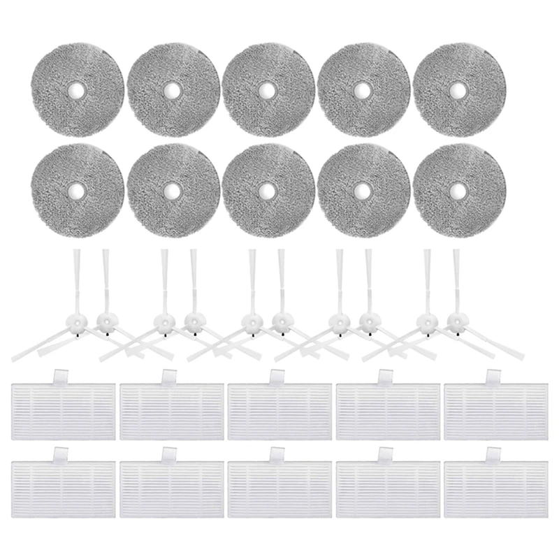 Uwant-Brosse latérale pour aspirateur robot U200, filtre Hepa, vadrouille Everths Rag, pièce de rechange, accessoires de remplacement