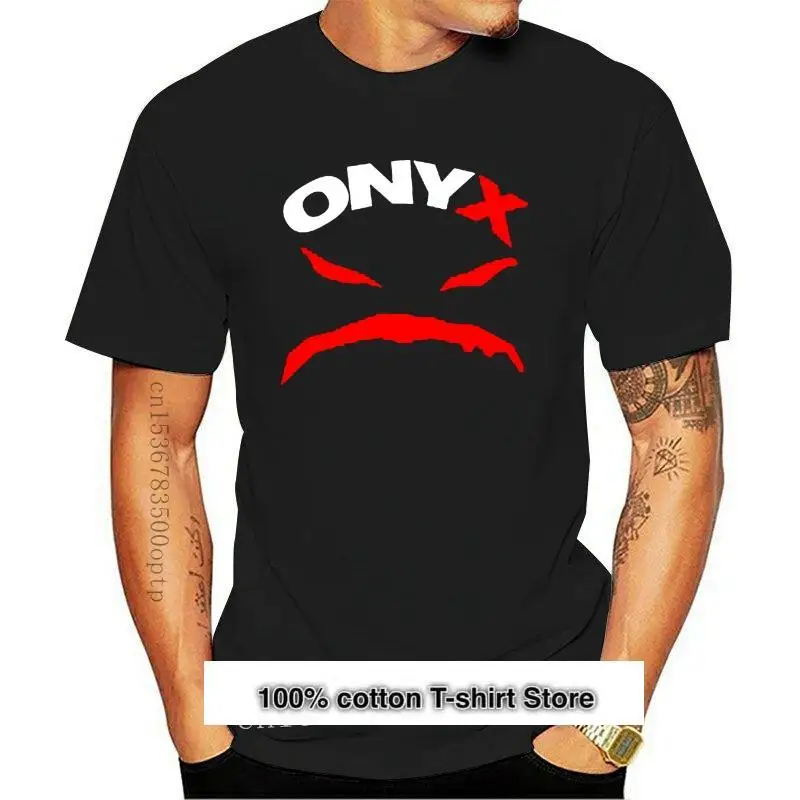 Camiseta negra con Logo de ONYX Rap para hombre, camiseta de música Hip Hop, talla S, M, L, XL, 2XL, 3XL, novedad de 2021