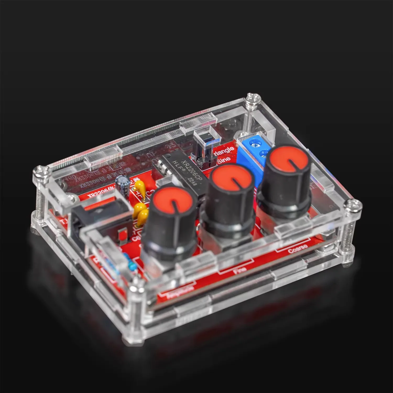 Signal Generator DIY Soldering Kit Square Wave Sine Wave Triangular Wave XR2206 Electronic Assembly Loose Parts