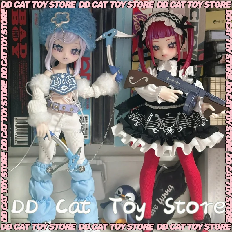 

In Stock Original Eve Lynna Double Faced Killer Series Blind Box Bjd Joint Mobile Doll Kawaii Model Cute Toy Mystery Box