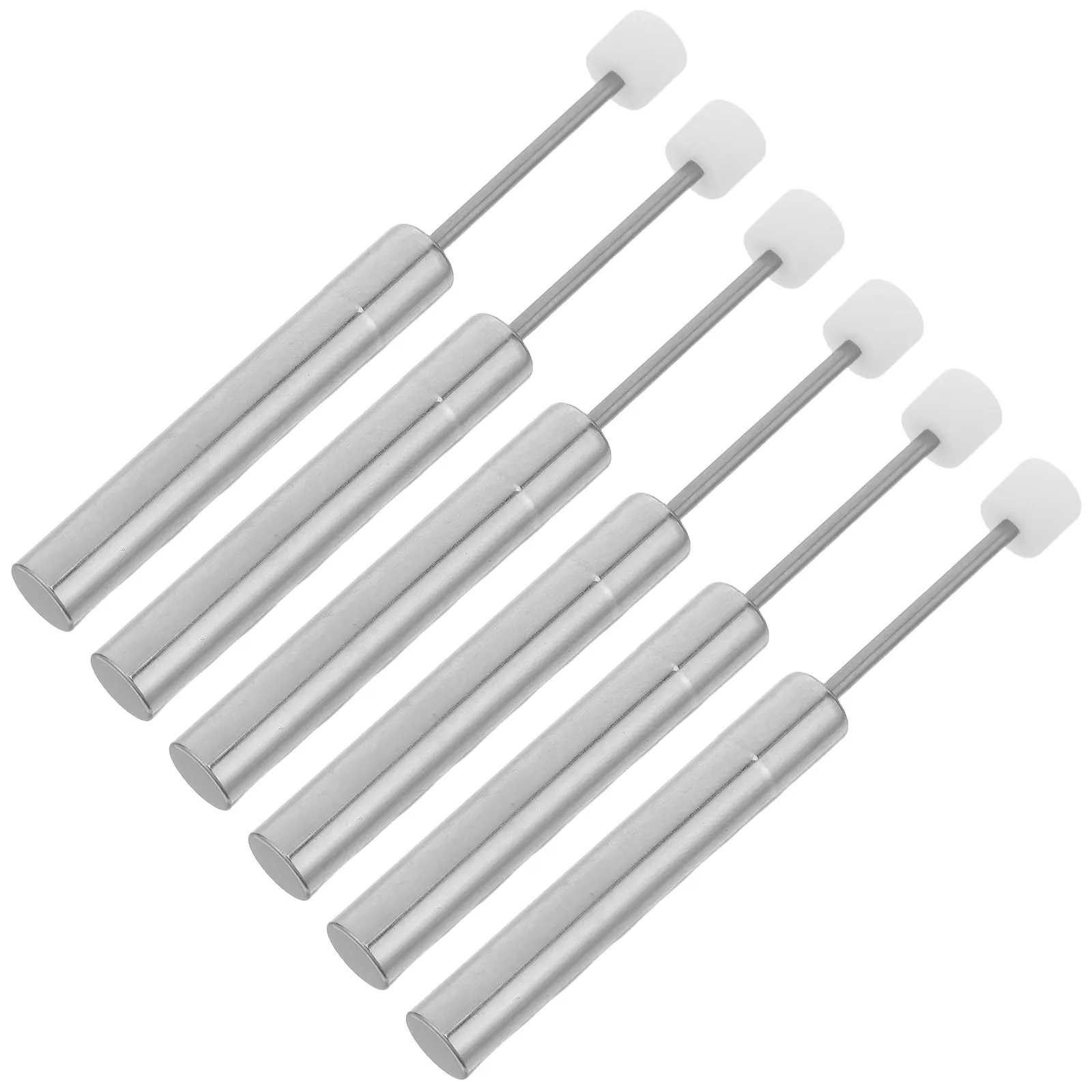 6Pcs Soft Close Trash Can Damper Hydraulic Adjustable Silent Lid Buffer Replacement Piston Insert Garbage Can Lid Accessories