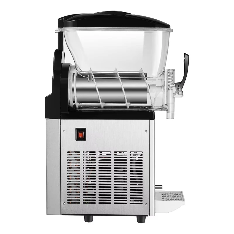 Commercial 12-liter single-tank stainless steel margarita smoothie frozen beverage machine 48-cup slush