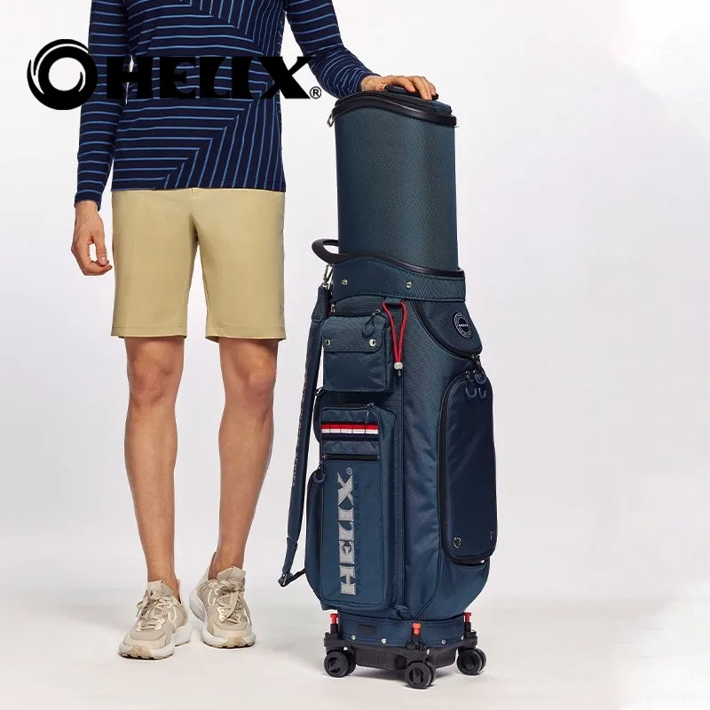 HELIX Retractable Golf Bag with Wheels for Travel