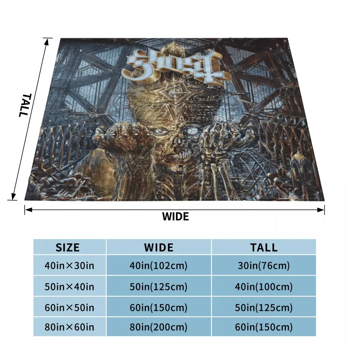 Ghost 000760 Quilt Blankets beach blanket Winter Blankets Winter Warm Blanket Throw Blanket