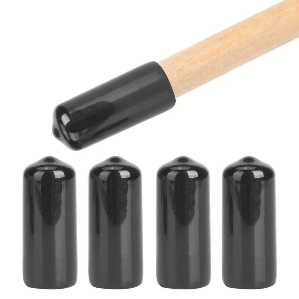 

10PCS Rubber Pool Cue Tip Protector Durable Small Head Pool Stick Tip Cover Accessory Kit Portable Cue Tip Head Cover