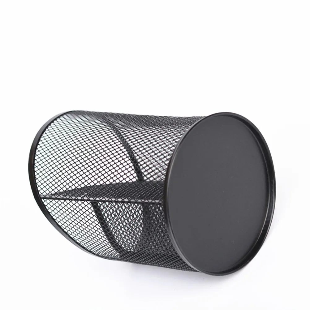 

Metal Pen Holder Desk Organizer Silver Pencil Container Stationery Pot Home Office Use Ideal For Pens Pencils Erasers