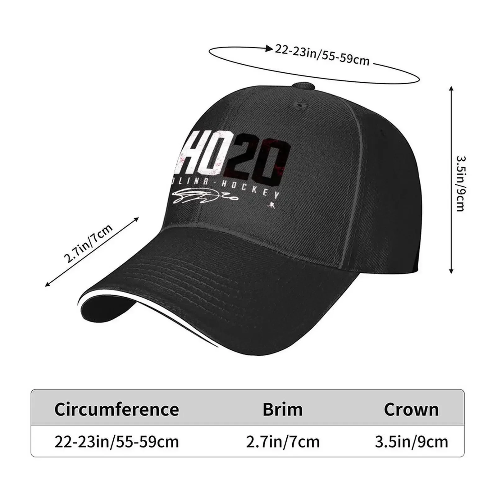 New Sebastian Aho Elite Signatures Baseball Cap New In Hat Ball Cap Golf Hat Beach Bag Ladies Men's