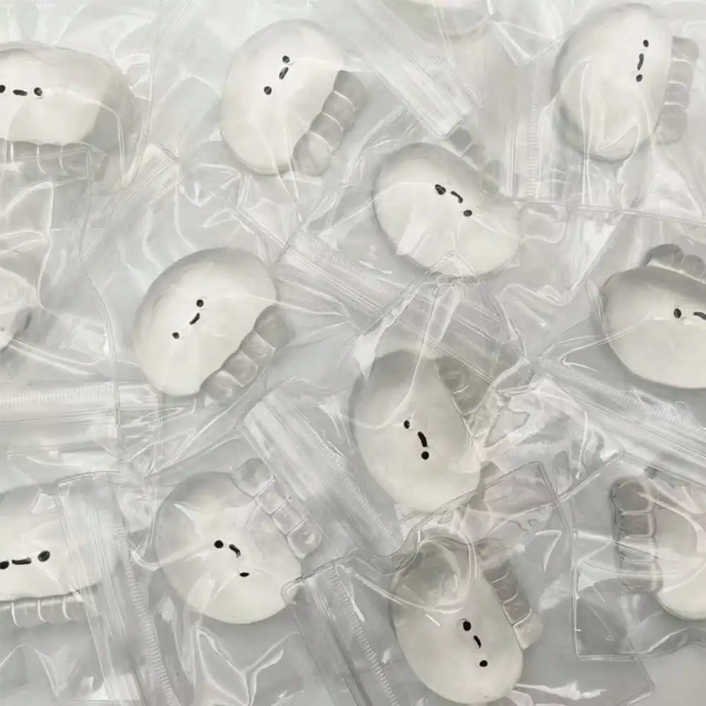 Envío Gratis 10PCS Mini Pulpo de Dibujos Animados Kawaii, Medusa de Cristal Transparente Suave y Pegajosa, Juguete Antiestrés para Niñas, Colgante de Regalo