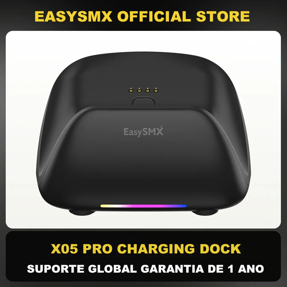 Estação base do controlador doca de carregamento EasySMX Suporte de carregamento para jogos compatível com controlador EasySMX X05 Pro