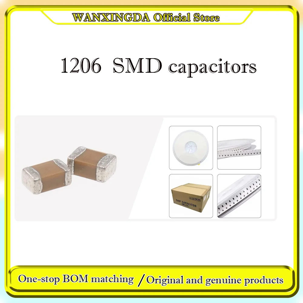 1206 SMD 1pF 1.2pF 1.8pF 2pF 2.2pF 2.5pF 2.7pF 3pF 3.3pF 3.6pF 3.9pF 4pF 4.7pF 5pF 5.6pF 6pF 6.8pF 7pF 8pF 8.2 9 10pF