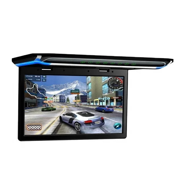 شاشة XTRONS مقاس 15.6 بوصة 1080 بكسل فيديو FHD رقمية محمولة على سقف السيارة مع تلفزيون #1