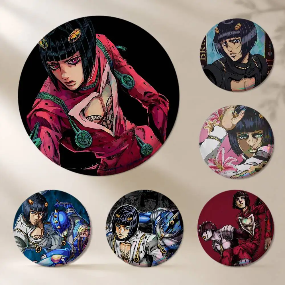 Bucciarati JoJos Bizarre Adventure Brooches Cartoon Badge Pins Backpack Hat Accessories Friend Gift