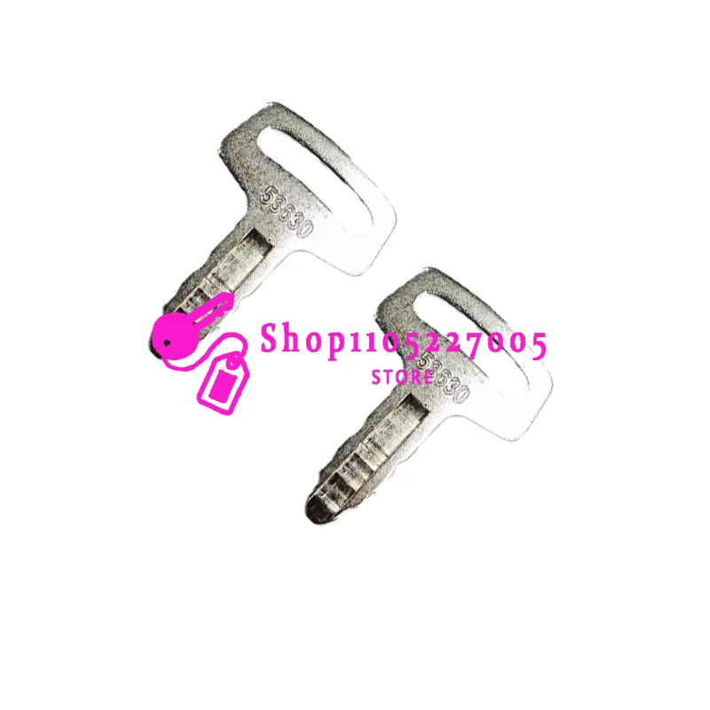 1/2/5/10/20PCS  RC101-53630 Ignition Key for Excavator Loader and Generator K008 KX121-2 KX161-2 R410 R520 KH101 KH151 KH170