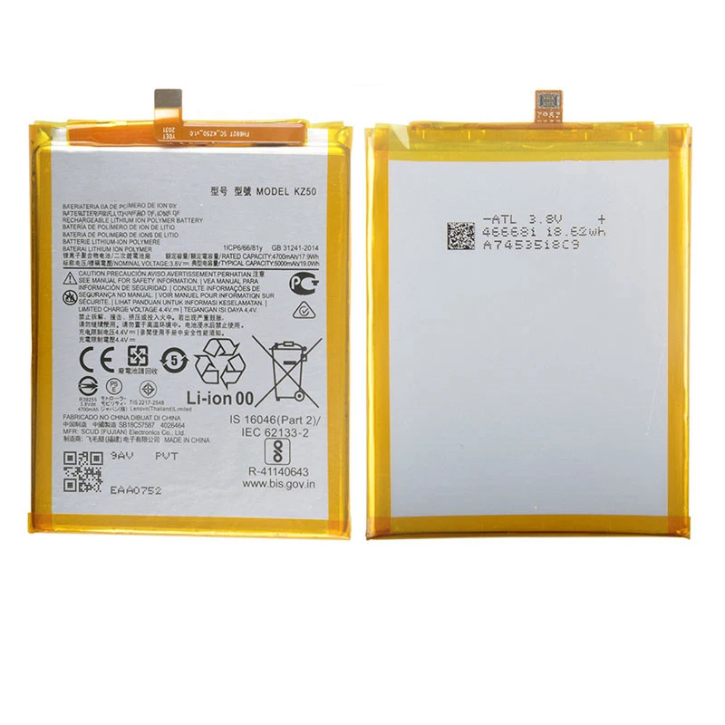 100% Original KZ50 5000mAh Battery For Motorola Moto G8 Power XT2041 Phone Batteries