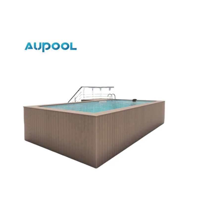 Aupool Outdoor  Large Acrylic Prefab  Outdoor Above Ground Private Swimming Pools