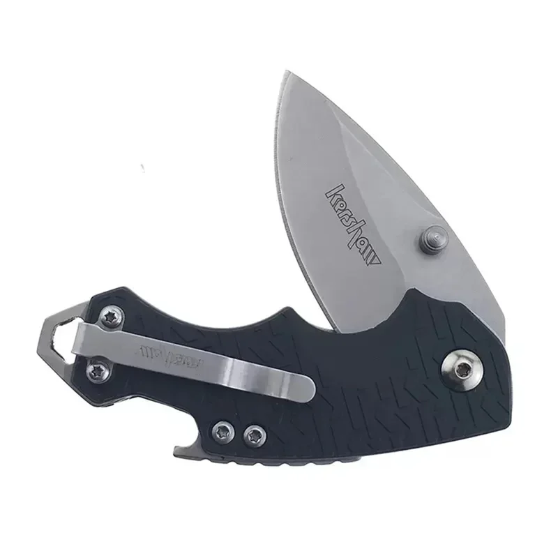 New KS 3800 Shuffle Folding Pocket Knife Plain Edge FRN Handle Compact Multi-Function Hunting Tools EDC Survival Knives