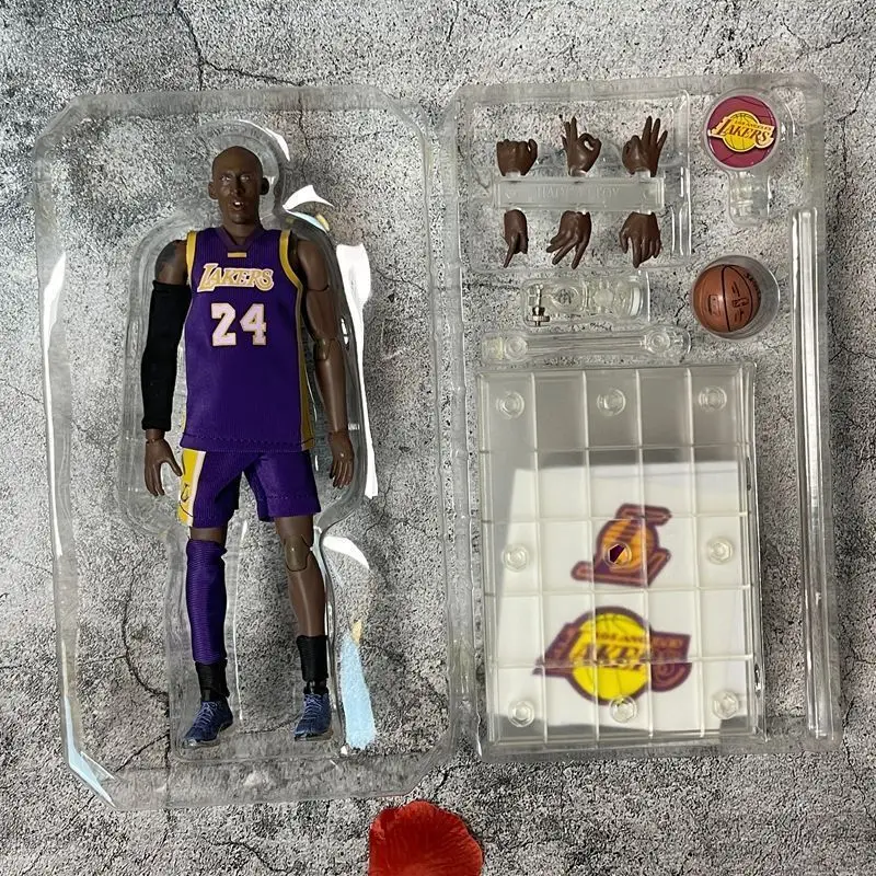 NBA Basketball Star Cloth Outfit Kobe Articulated Action Figure, Soldier Model Desktop Ornament, Gift for Collection - view 2