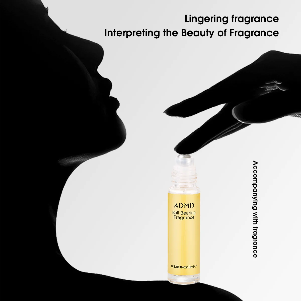 Perfume durável com contas rolantes, fragrância de flores naturais, perfume de atmosfera romântica, adequado para namoro, presente ideal para meninas